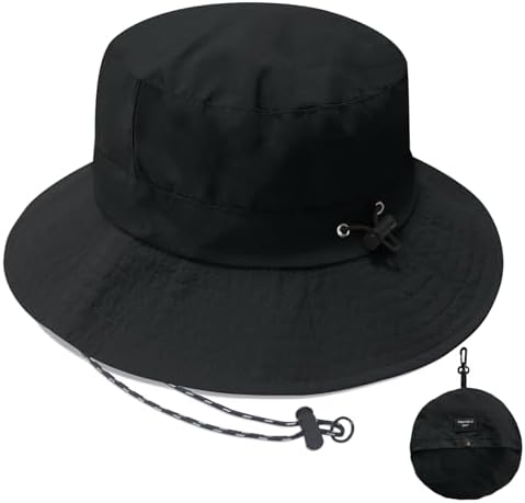 DOCILA Bucket Hat Men Women Waterproof Rain Hats Packable Summer